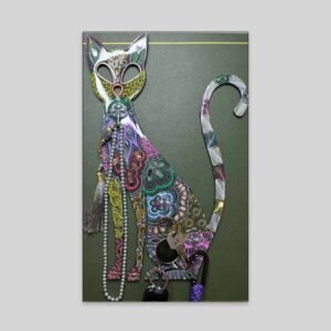 Whiskered Reverie Wall Key Holder