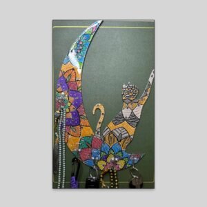 Artistic Swan Wall Key Holder – Curved Silhouette