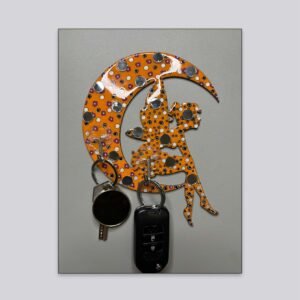 Moonlit Reverie Wall Key Holder – Amber