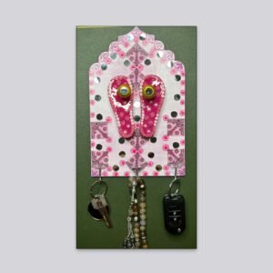 Sacred Steps Wall Key Holder – Rose
