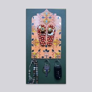 Sacred Steps Wall Key Holder – Terracotta