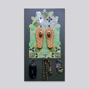 Sacred Steps Wall Key Holder – Sage