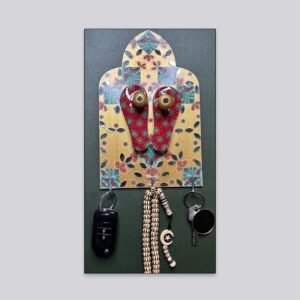 Sacred Footprints Wall Key Holder – Sandstone