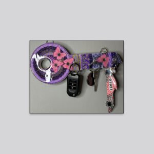 Mandala Bloom Wall Key Holder