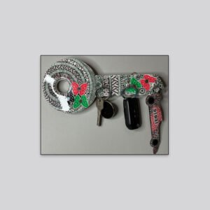 Verdant Bloom Mandala Key Holder