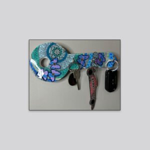 Oceanic Mandala Flow Key Holder